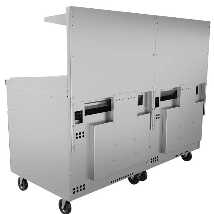 Vulcan 72SC-8B24G Endurance 72" 8 Burner Gas Range with Griddle & Standard Oven & Convection Oven, Natural Gas - view 7