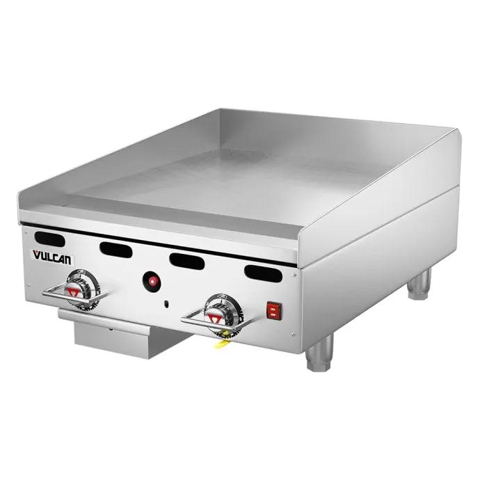 Vulcan 924RX 900RX 24" Gas Griddle with Thermostatic Controls - 1" Steel Plate, Natural Gas - view 3