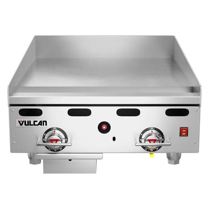 Vulcan 924RX 900RX 24" Gas Griddle with Thermostatic Controls - 1" Steel Plate, Natural Gas - view 2