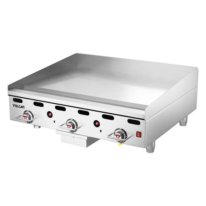 Vulcan 936RX-30 900RX 36" Gas Griddle with Thermostatic Controls - 1" Steel Plate, Natural Gas - view 3