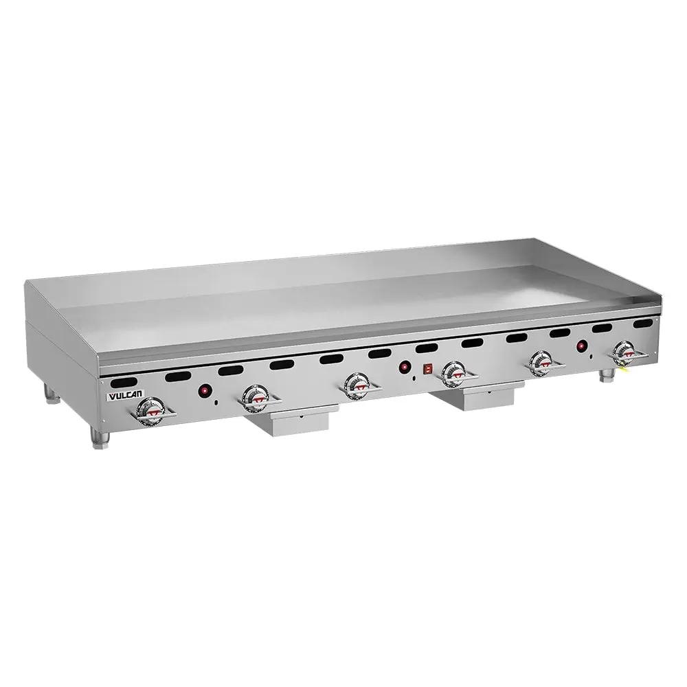 Vulcan 972RX-30 900RX 72" Gas Griddle with Thermostatic Controls - 1" Steel Plate, Natural Gas