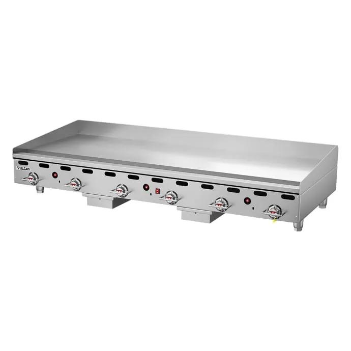 Vulcan 972RX 900RX 72" Gas Griddle with Thermostatic Controls - 1" Steel Plate, Natural Gas - view 3