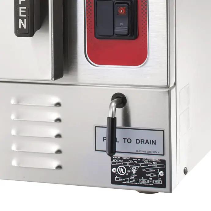 Vulcan C24EO3AF (3) Pan Convection Steamer - Countertop, 208V 3PH - view 6