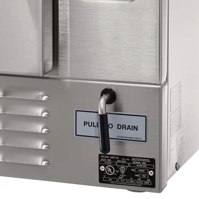 Vulcan C24EO5 (5) Pan Convection Steamer - Countertop, 208V 3PH - view 6