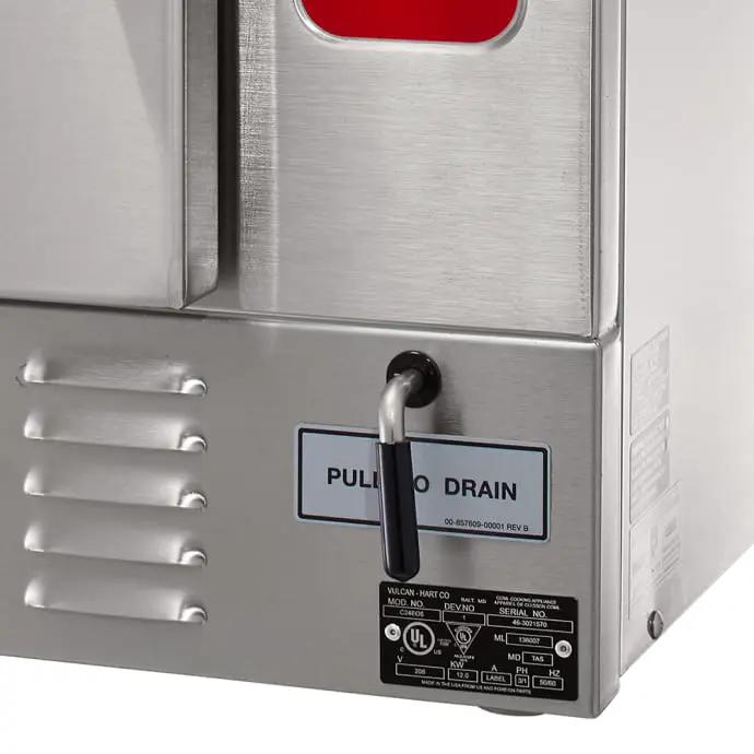 Vulcan C24EO5AF (5) Pan Convection Steamer - Countertop, 208V 3PH - view 6