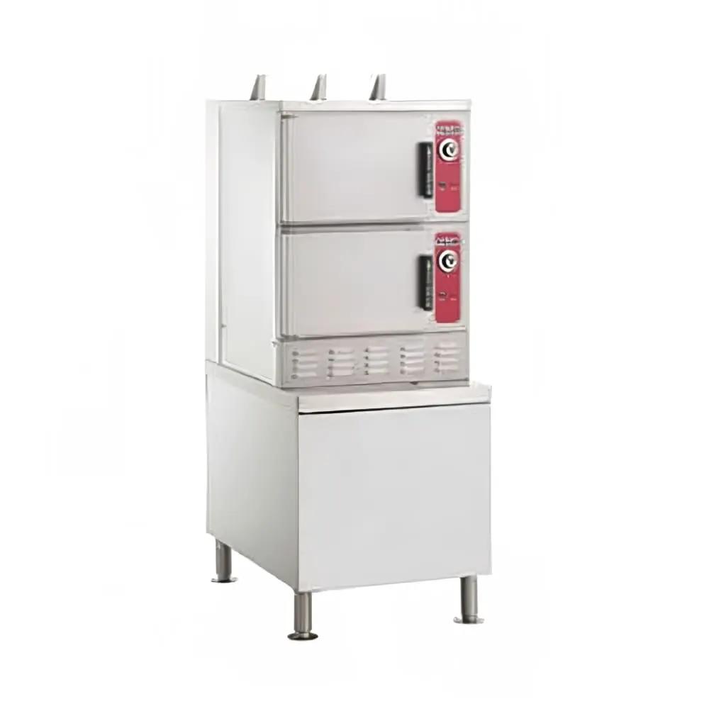Vulcan C24GA6 PS (6) Pan Convection Steamer - Cabinet, Liquid Propane