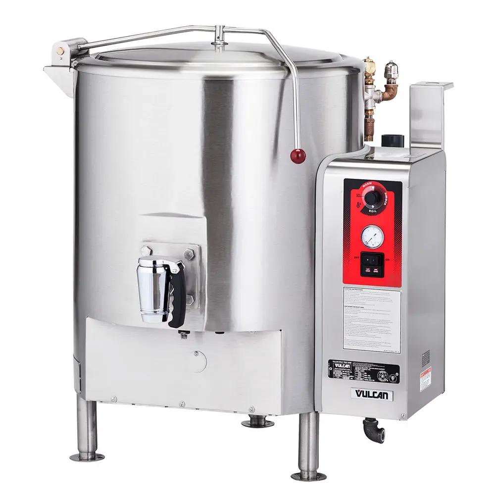 Vulcan ET150 150 Gallon Steam Kettle - Stationary, Full Jacket, 208V 3PH
