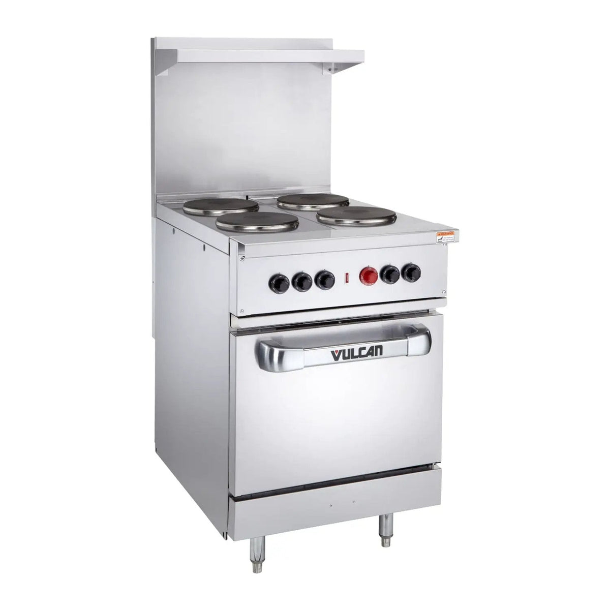 Vulcan EV24S-2HT208 24" Expando Electric Range with (2) Hot Tops, 208V 1PH/3ph