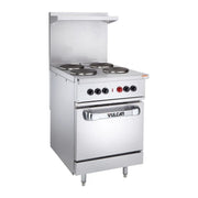 Vulcan EV24S-2HT208 24" Expando Electric Range with (2) Hot Tops, 208V 1PH/3ph
