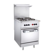 Vulcan EV24S-2HT240 24" Expando Electric Range with (2) Hot Tops, 240V 1PH/3ph