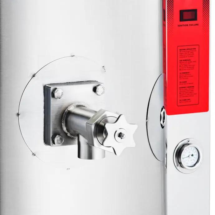 Vulcan GT150E 150 Gallon Steam Kettle - Stationary, Full Jacket, Natural Gas - view 4