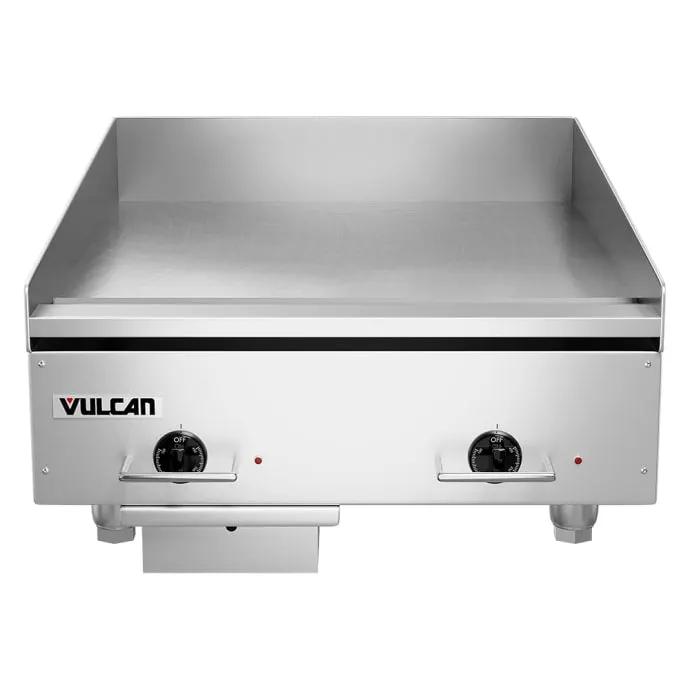 Vulcan HEG24E HEG-E 24" Electric Griddle with Thermostatic Controls - 1/2" Steel Plate, 208V 1PH - view 2