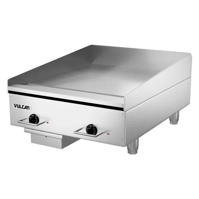 Vulcan HEG24E HEG-E 24" Electric Griddle with Thermostatic Controls - 1/2" Steel Plate, 208V 3PH - view 3