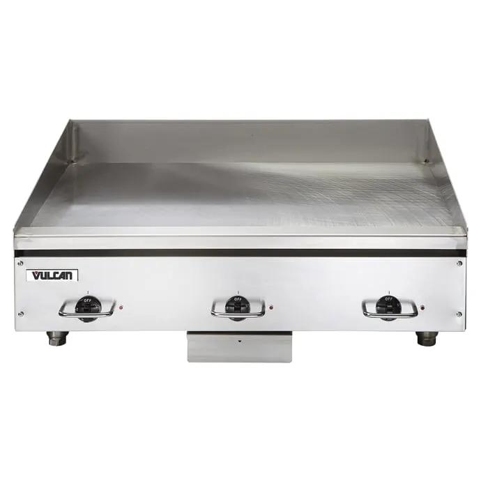 Vulcan HEG36E HEG-E 36" Electric Griddle with Thermostatic Controls - 1/2" Steel Plate, 208V 3PH - view 2