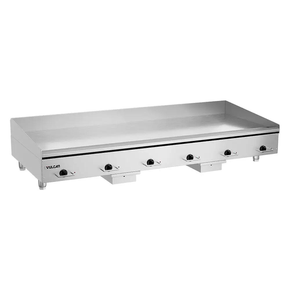 Vulcan HEG72E HEG-E 72" Electric Griddle with Thermostatic Controls - 3/4" Steel Plate, 208V 1PH
