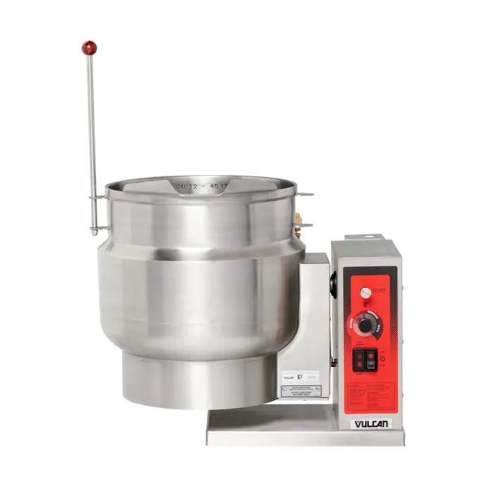 Vulcan K12ETT 12 Gallon Steam Kettle - Manual Tilt, 2/3 Jacket, 208V 3PH - view 2