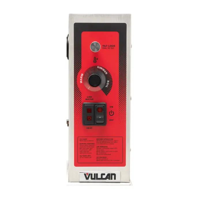 Vulcan K12ETT 12 Gallon Steam Kettle - Manual Tilt, 2/3 Jacket, 208V 3PH - view 6