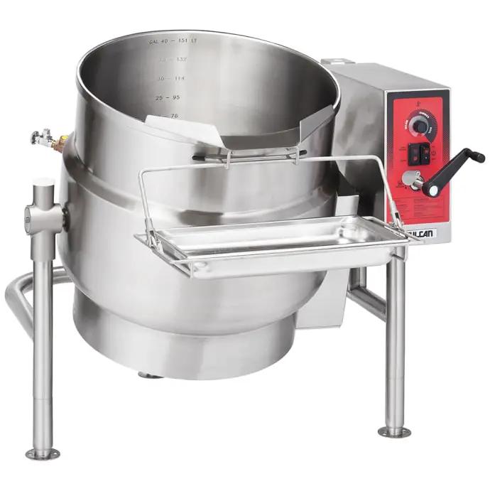 Vulcan K20ELT 20 Gallon Steam Kettle - Manual Tilt, 2/3 Jacket, 208V 3PH - view 4