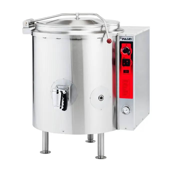 Vulcan K40GL 40 Gallon Stationary Gas Steam Kettle - 2/3 Jacket, Natural Gas - view 2