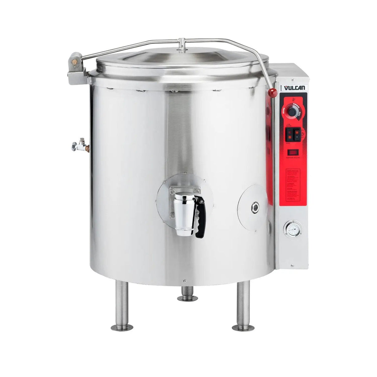 Vulcan K40GL 40 Gallon Stationary Gas Steam Kettle - 2/3 Jacket, Natural Gas