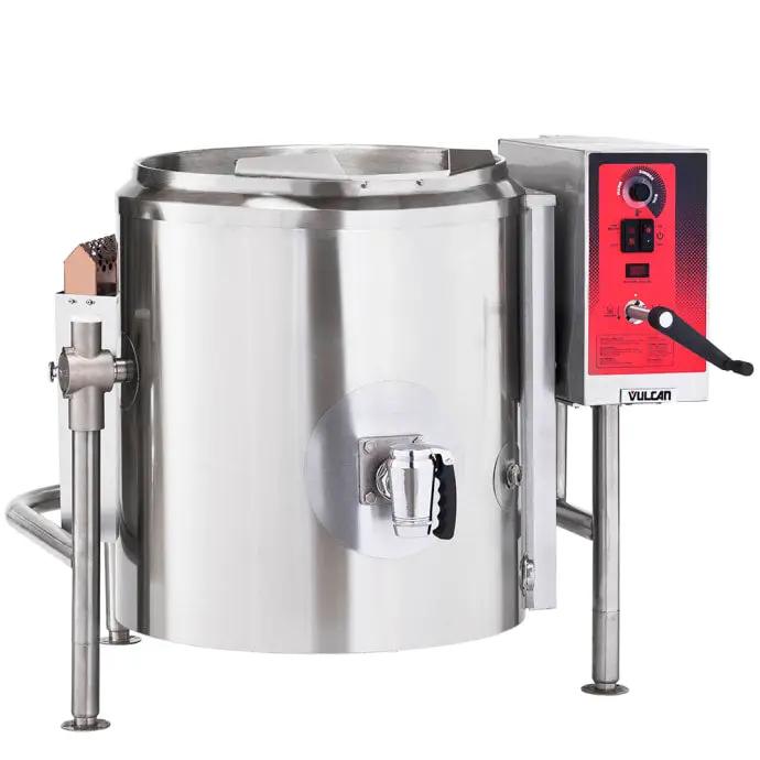 Vulcan K40GLT 40 Gallon Steam Kettle - Manual Tilt, 2/3 Jacket, Natural Gas - view 2