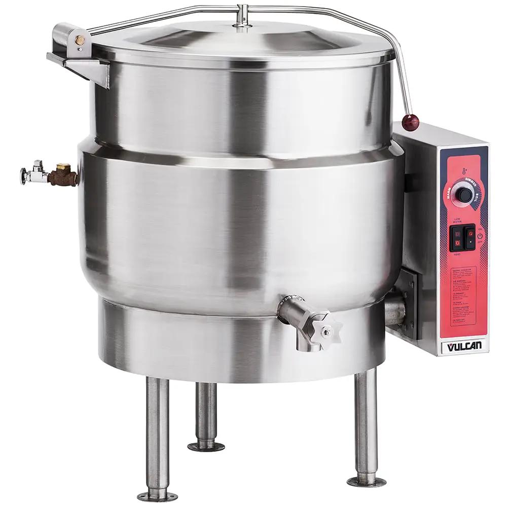 Vulcan K60EL 60 Gallon Steam Kettle - Stationary, 2/3 Jacket, 208V 3PH