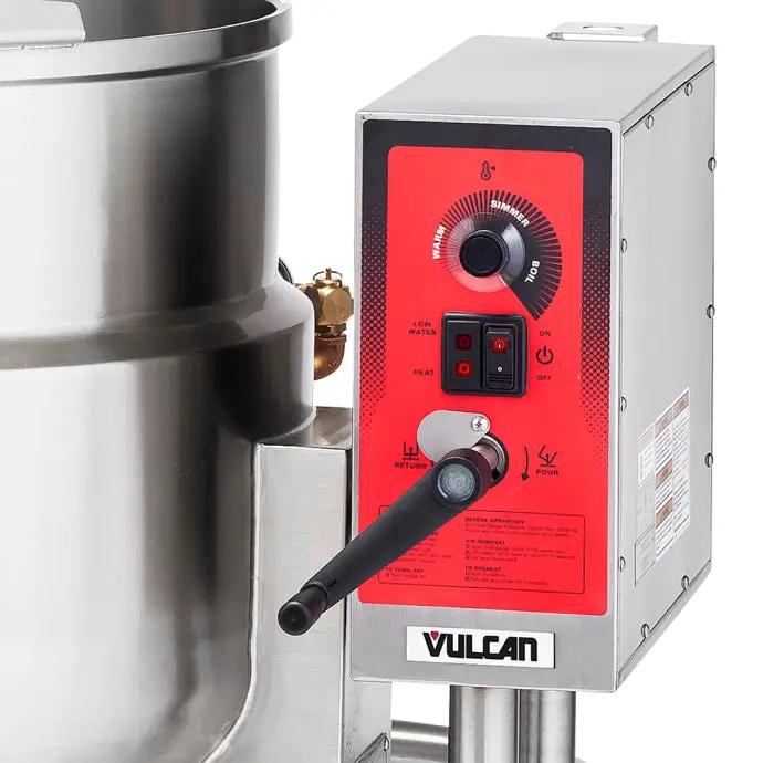 Vulcan K60ELT 60 Gallon Steam Kettle - Manual Tilt, 2/3 Jacket, 240V 3PH - view 5
