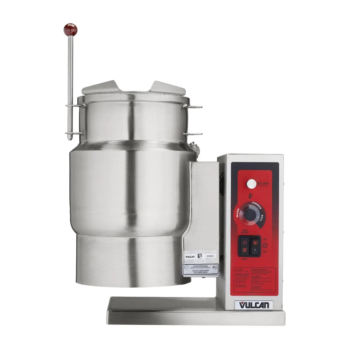 Vulcan K6ETT 6 Gallon Steam Kettle - Manual Tilt, 2/3 Jacket, 208V 3PH
