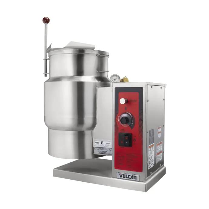 Vulcan K6ETT 6 Gallon Steam Kettle - Manual Tilt, 2/3 Jacket, 208V 3PH - view 3