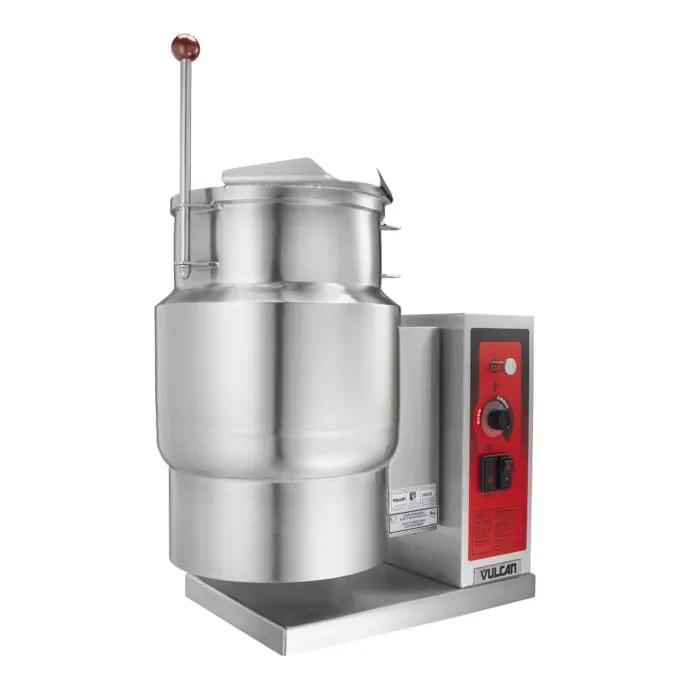Vulcan K6ETT 6 Gallon Steam Kettle - Manual Tilt, 2/3 Jacket, 208V 3PH - view 2