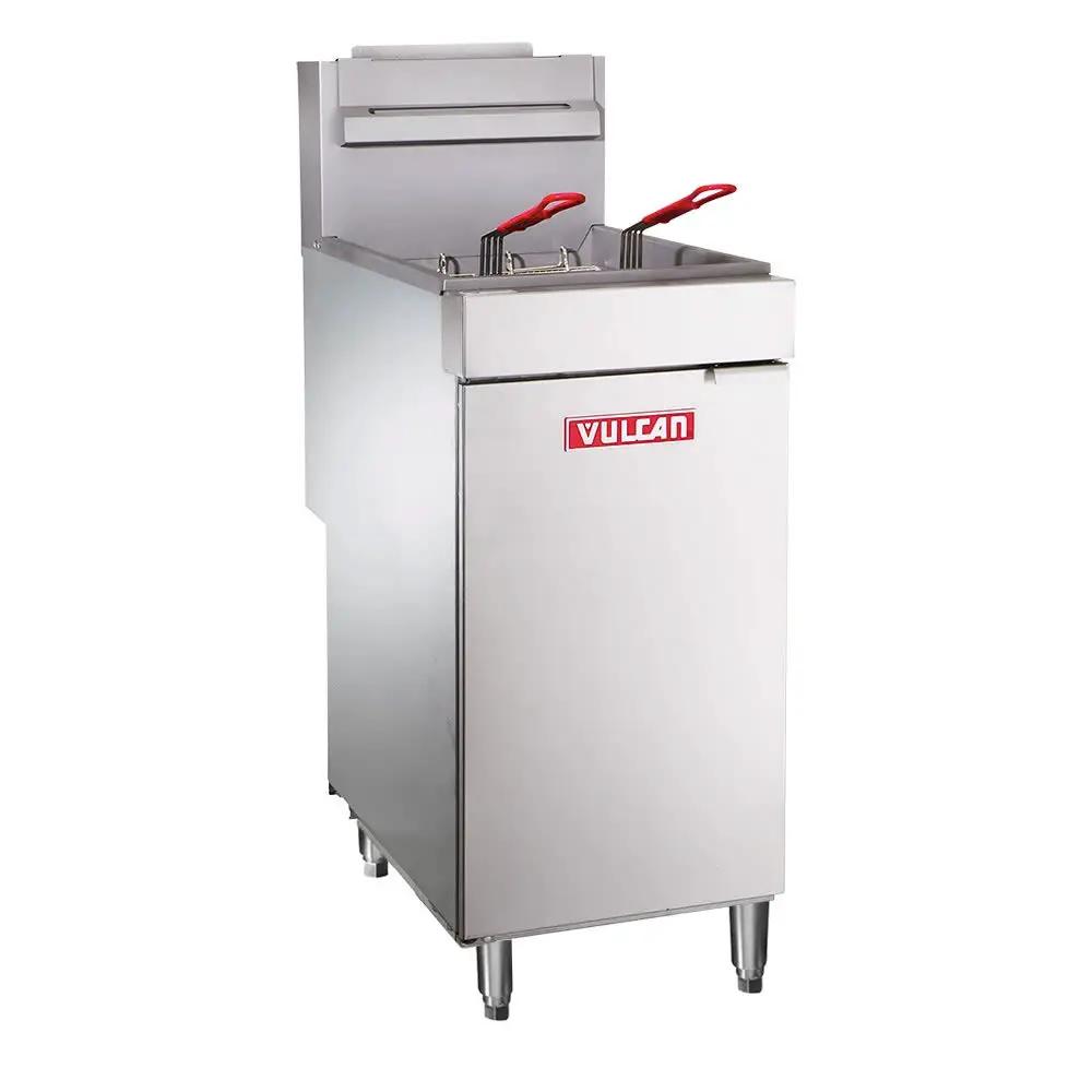 Vulcan LG400 Gas Fryer - 50 lb Vat, Floor Model, Liquid Propane
