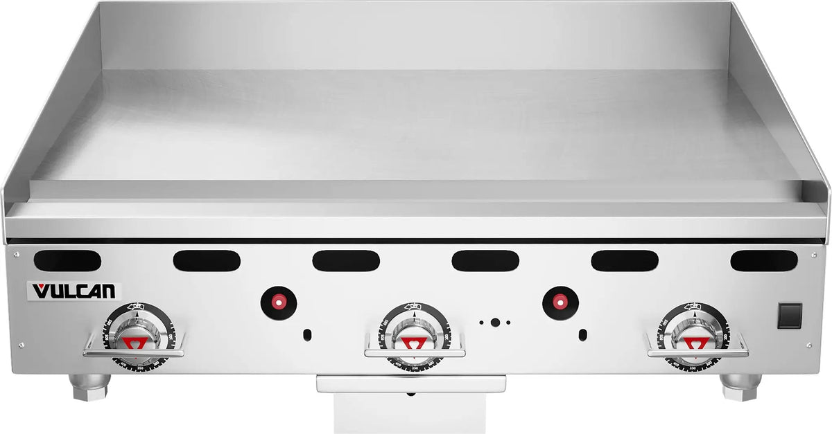 Vulcan MSA36-30 36" Gas Griddle with Thermostatic Controls - 1" Steel Plate, Liquid Propane