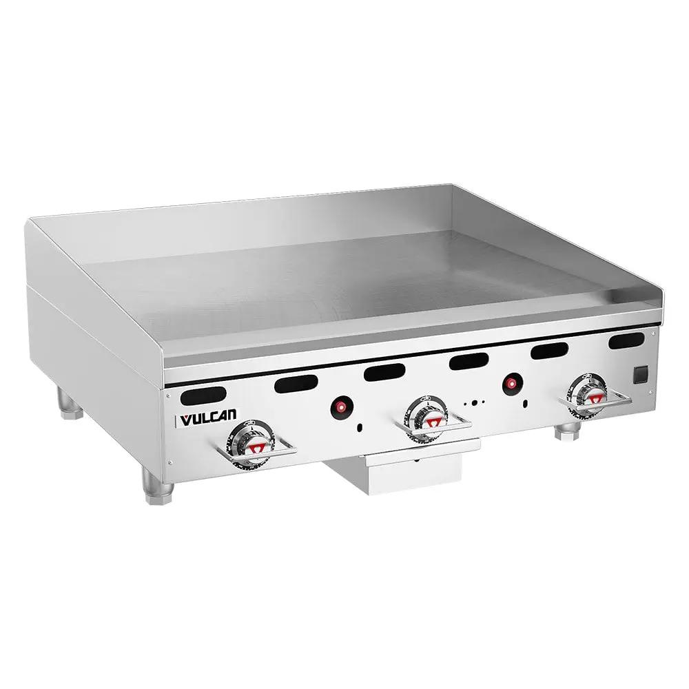 Vulcan MSA36 36" Gas Griddle with Thermostatic Controls - 1" Steel Plate, Liquid Propane