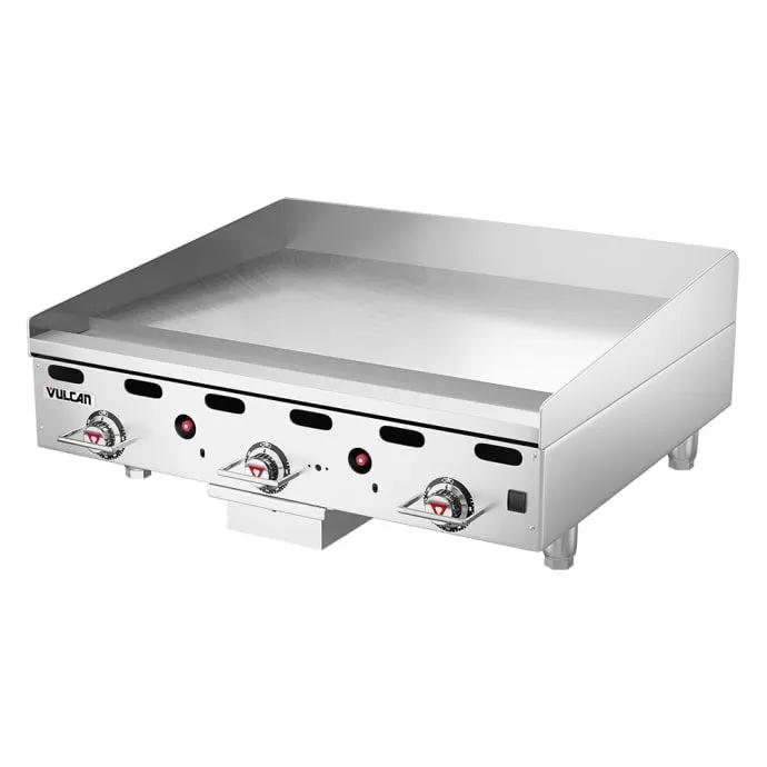 Vulcan MSA36 36" Gas Griddle with Thermostatic Controls - 1" Steel Plate, Natural Gas - view 3