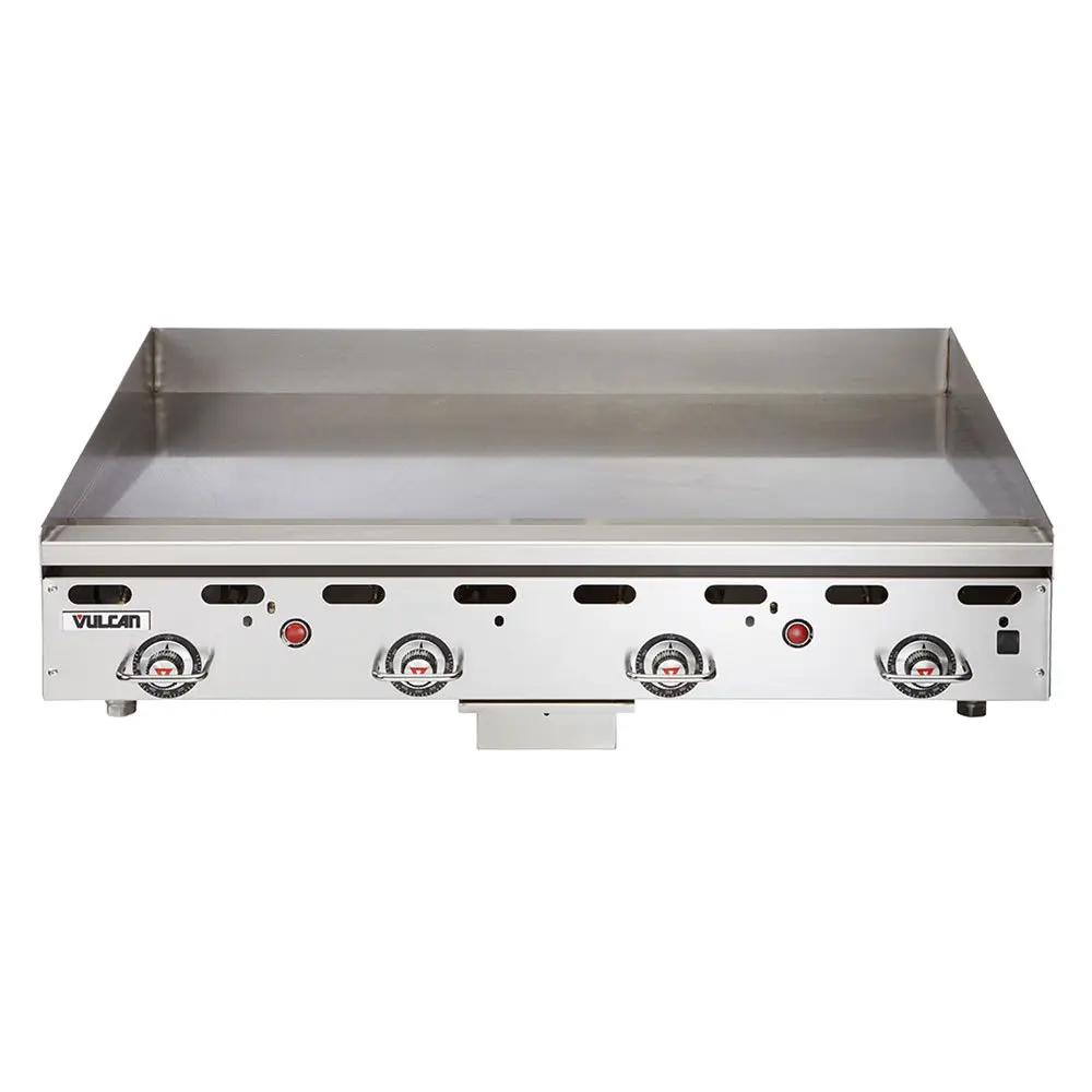 Vulcan MSA48 48" Gas Griddle with Thermostatic Controls - 1" Steel Plate, Natural Gas