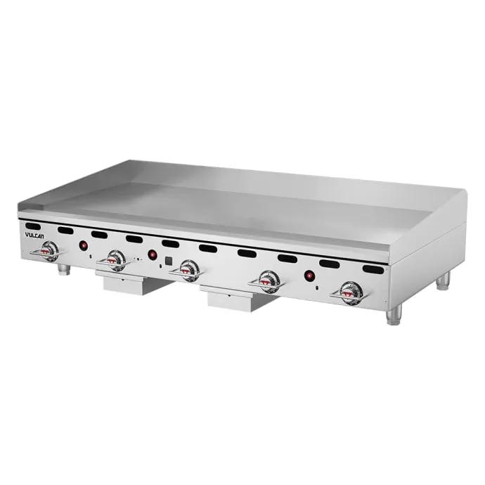 Vulcan MSA60-30 60" Gas Griddle with Thermostatic Controls - 1" Steel Plate, Natural Gas - view 3
