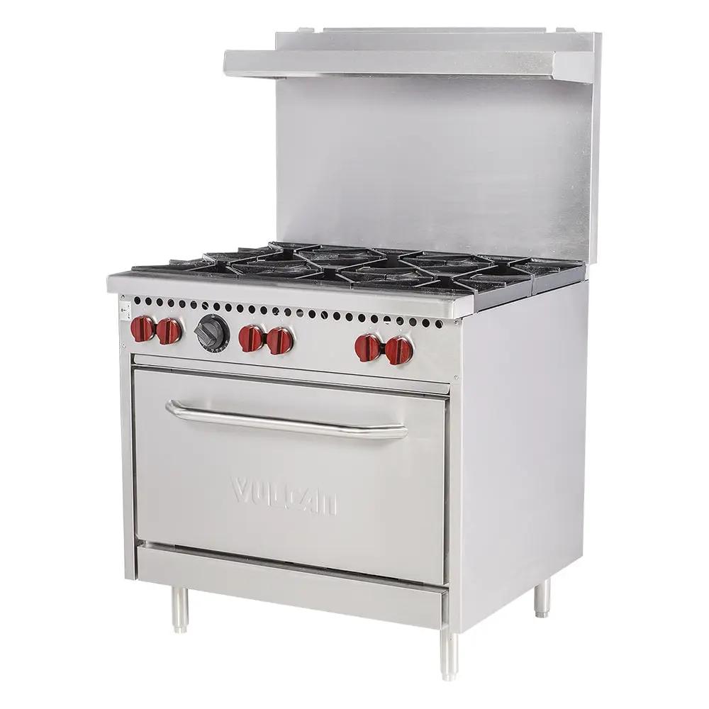 Vulcan SX36-6B 36" 6 Burner Gas Range with Standard Oven, Liquid Propane