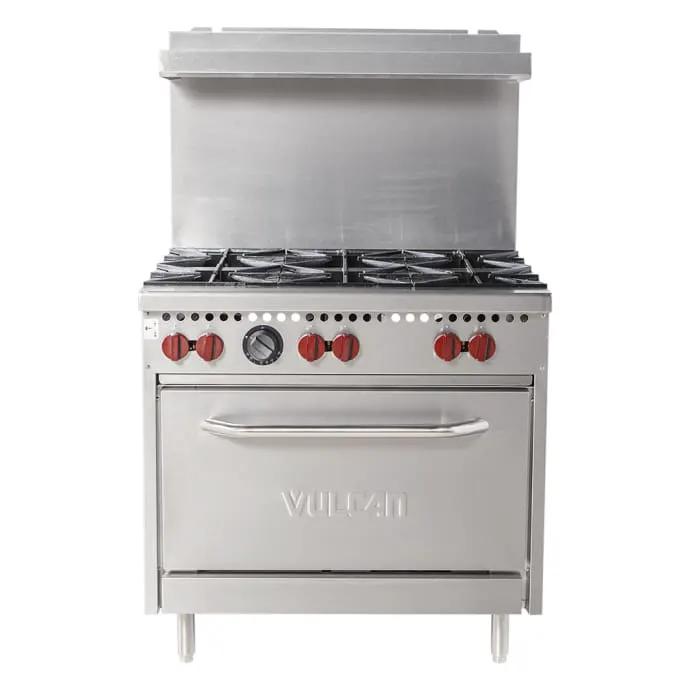 Vulcan SX36-6B 36" 6 Burner Gas Range with Standard Oven, Liquid Propane - view 2