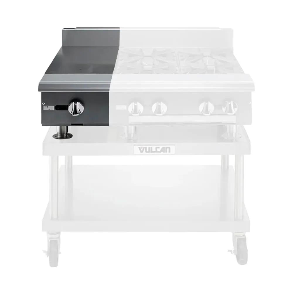 Vulcan V112H 12" Gas Range Top with Hot Top - Modular, Liquid Propane