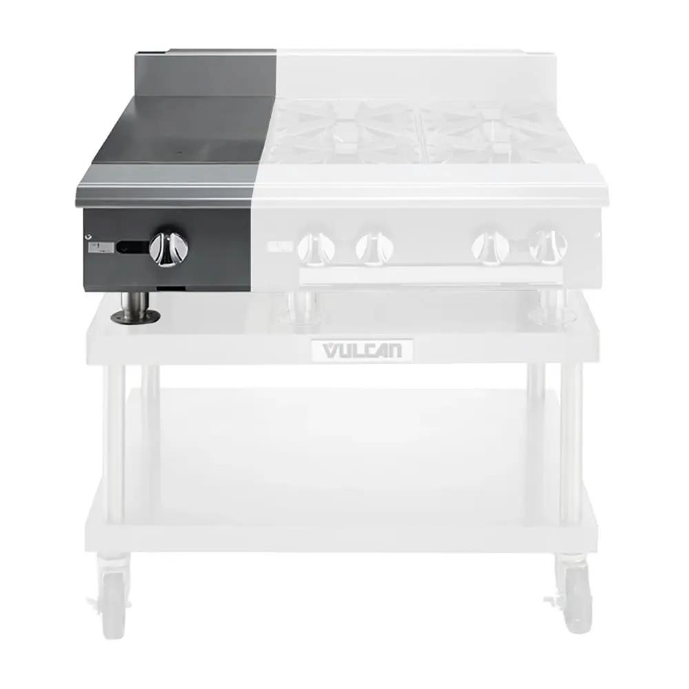 Vulcan V112H 12" Gas Range Top with Hot Top - Modular, Natural Gas