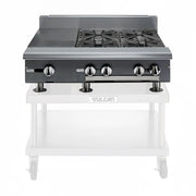 Vulcan V112HB 12" Gas Range with Hot Top & Storage Base, Liquid Propane