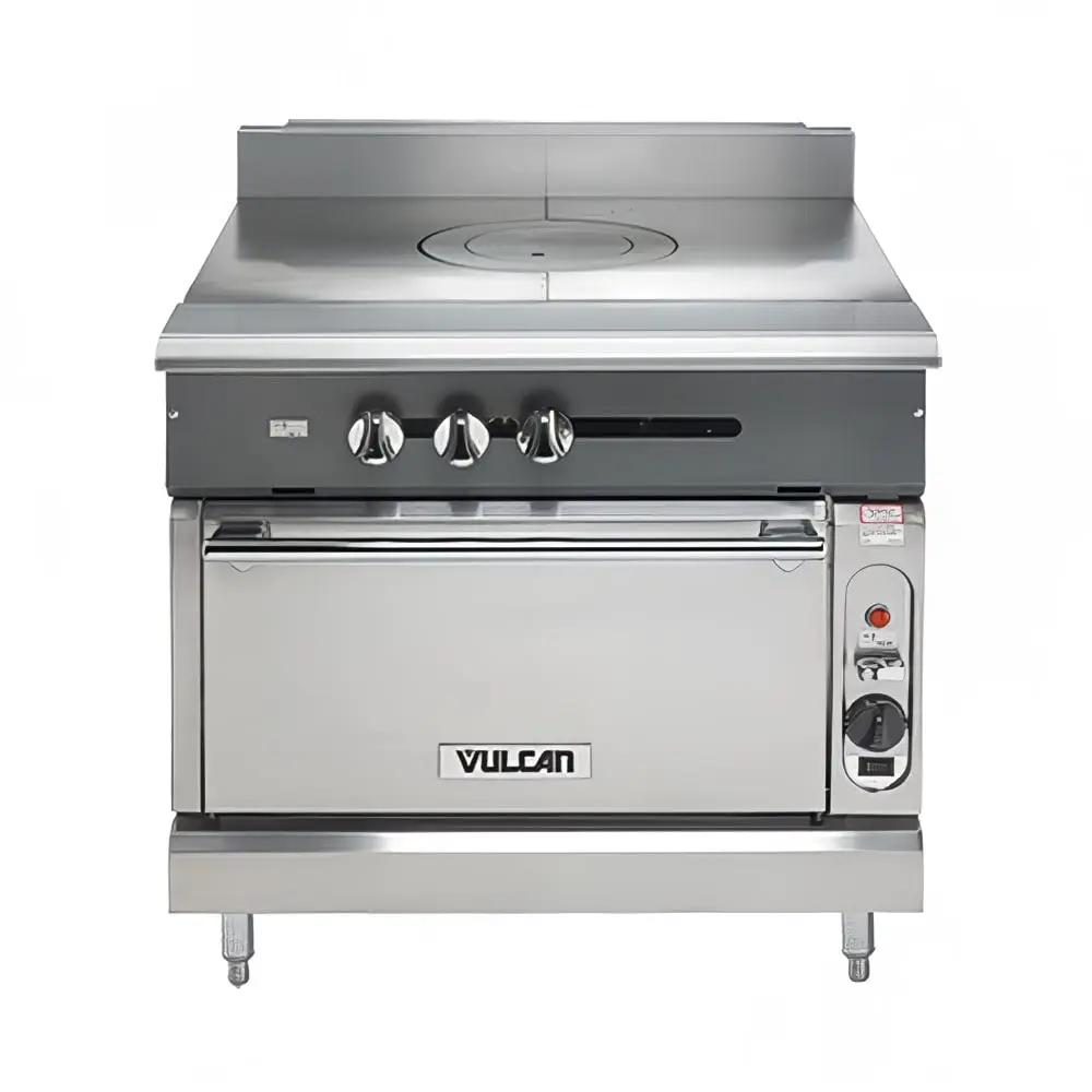 Vulcan V1FT36B 36" Gas Range with French Top & Storage Base, Natural Gas
