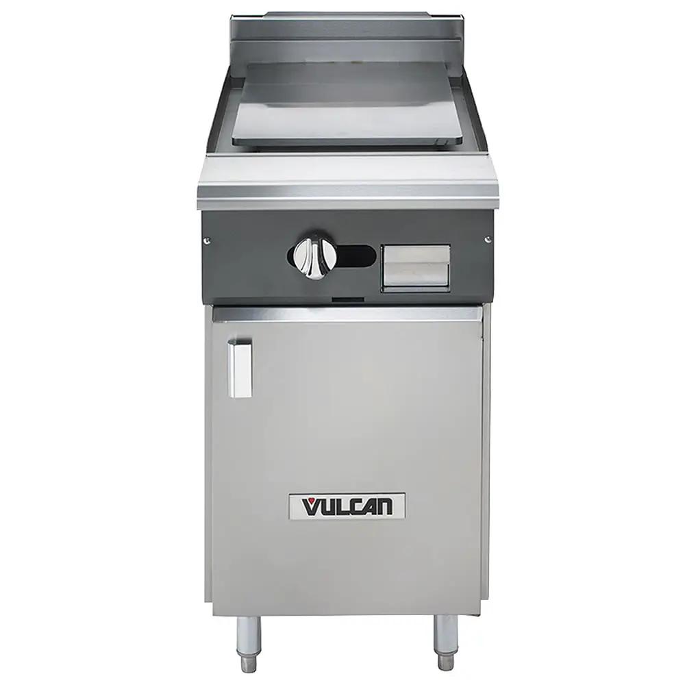 Vulcan V1P18B 18" Gas Range with Plancha Top & Storage Base, Natural Gas