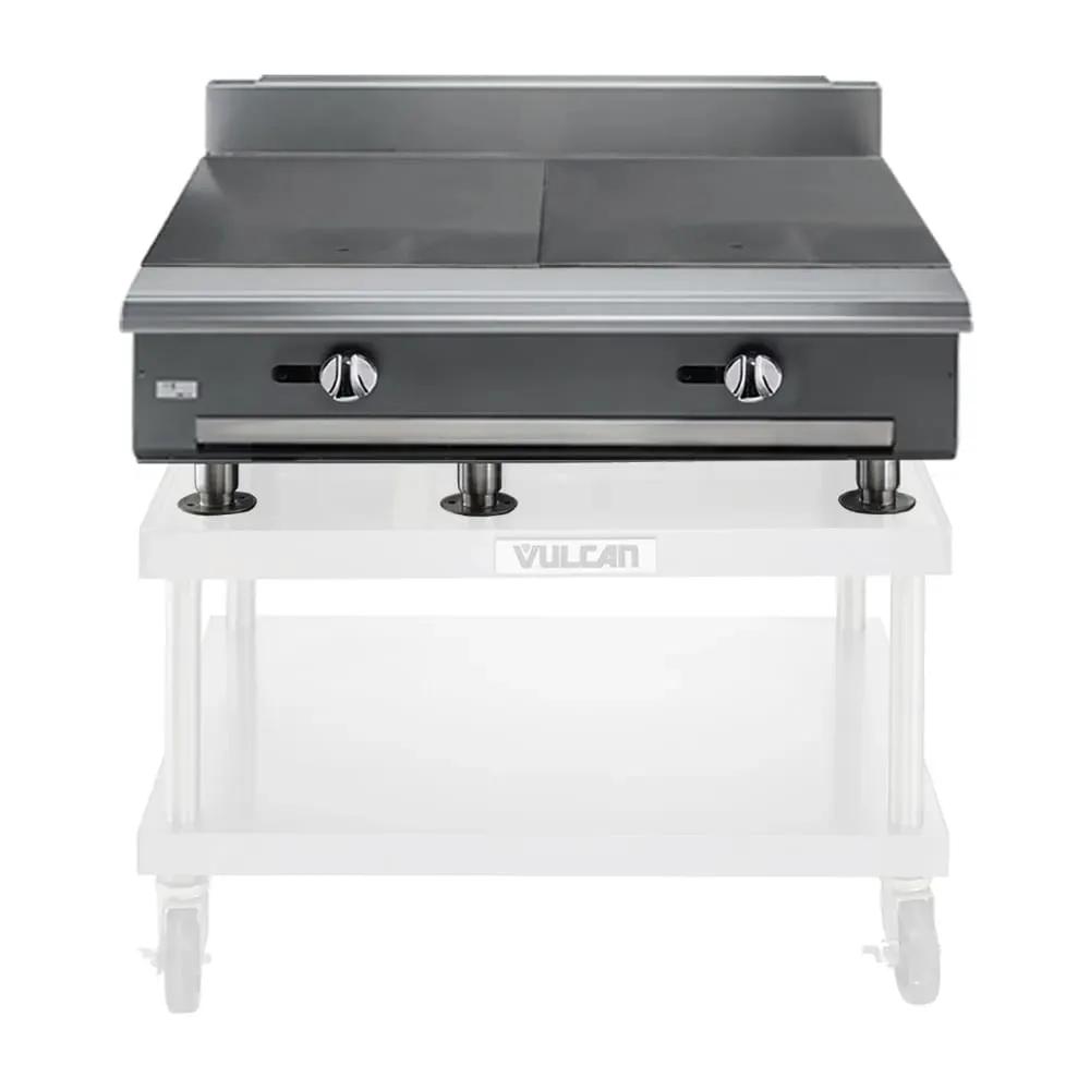 Vulcan V236H 36" Gas Range Top with (2) Hot Tops - Modular, Natural Gas