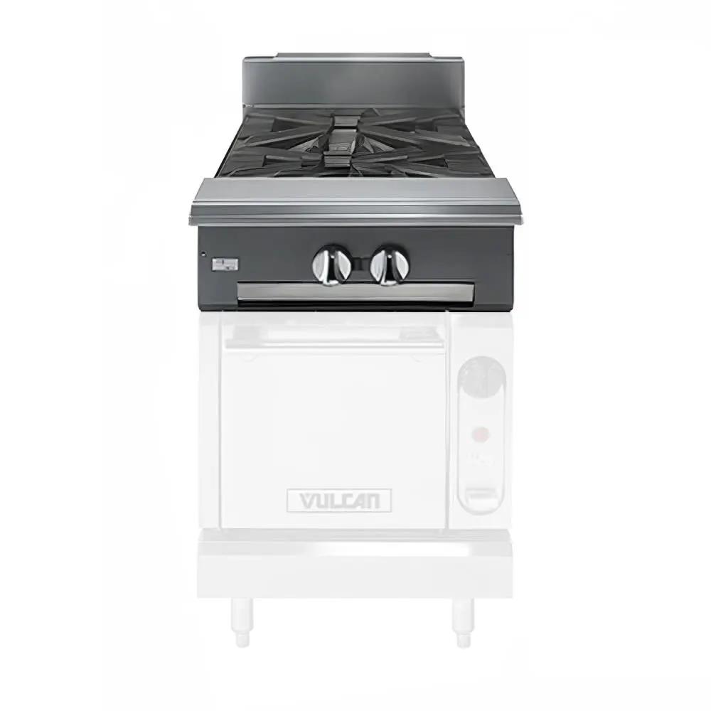 Vulcan V2B12 12" 2 Burner Gas Range Top - Modular, Natural Gas