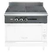 Vulcan V2P36 36" Gas Range Top with (2) Planchas - Modular, Natural Gas