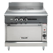 Vulcan V2P36B 36" Gas Range with (2) Planchas & Storage Base, Natural Gas