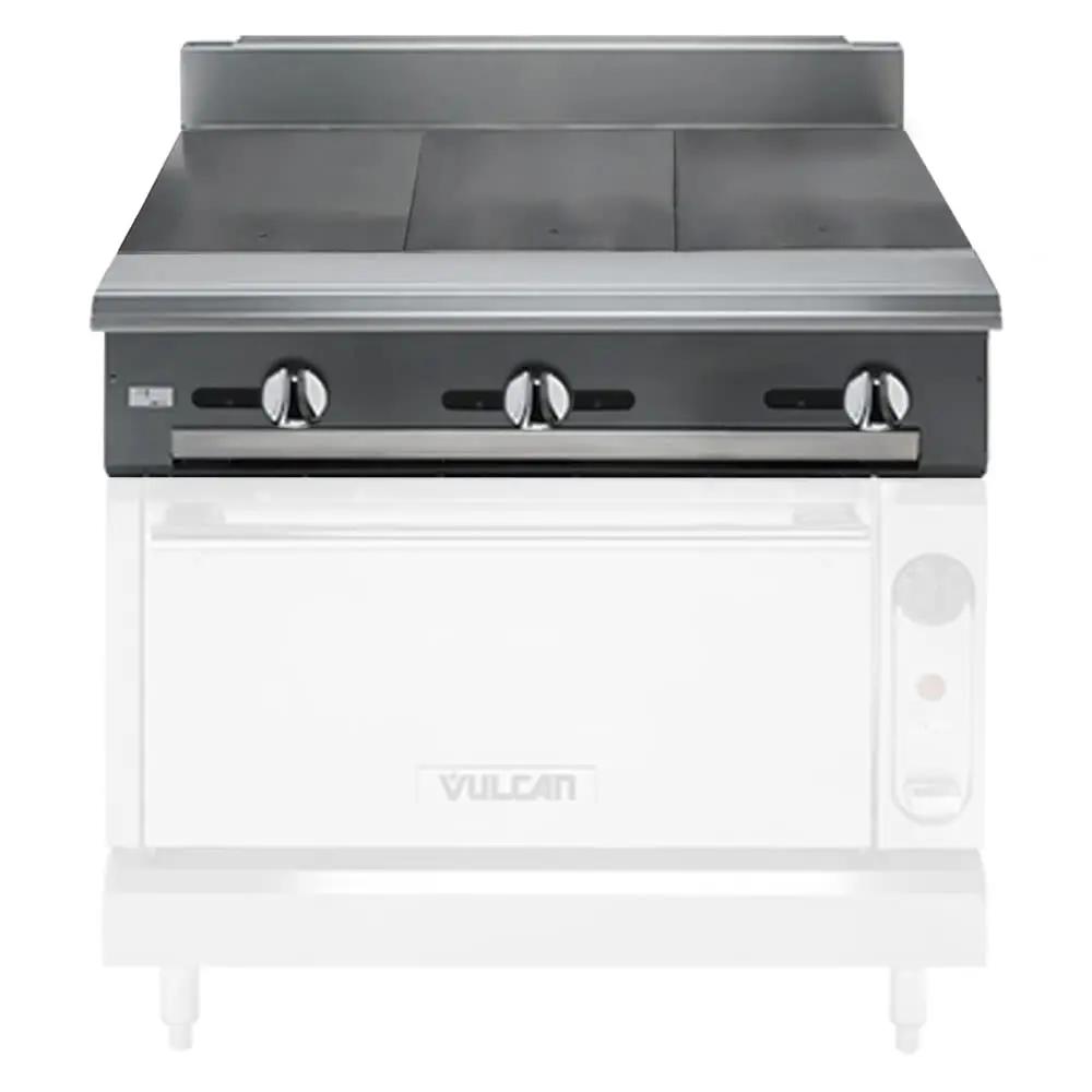 Vulcan V336H 36" Gas Range Top with (3) Hot Tops - Modular, Natural Gas