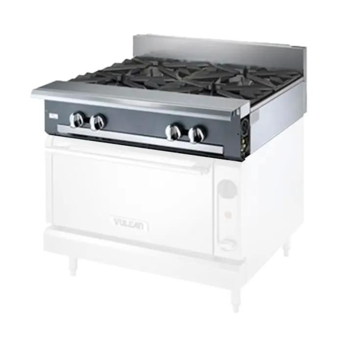 Vulcan V4B24 24" 4 Burner Gas Range Top - Modular, Liquid Propane - view 2