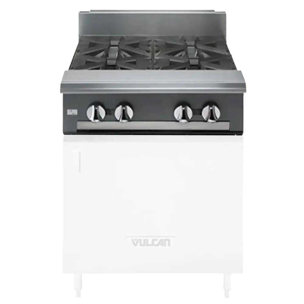 Vulcan V4B24 24" 4 Burner Gas Range Top - Modular, Liquid Propane